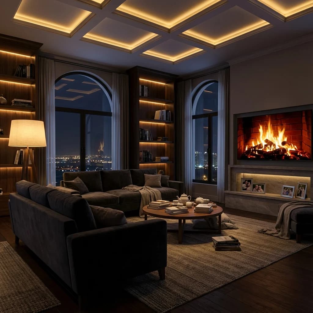 Cozy Smart Home Evening